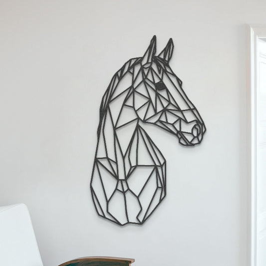 Wall-Art | Animals - Geometric Equine Elegance